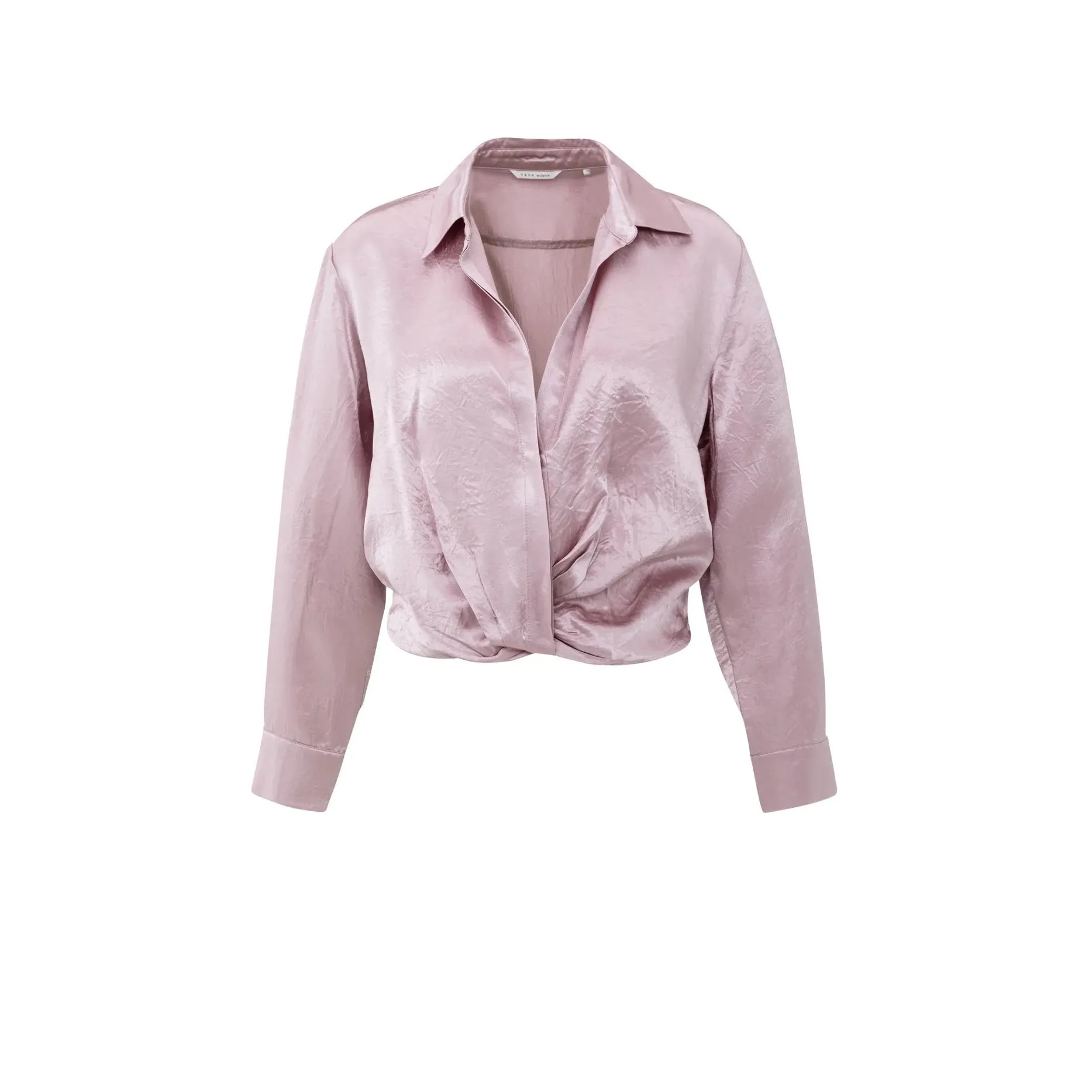 Cropped Satin Blouse