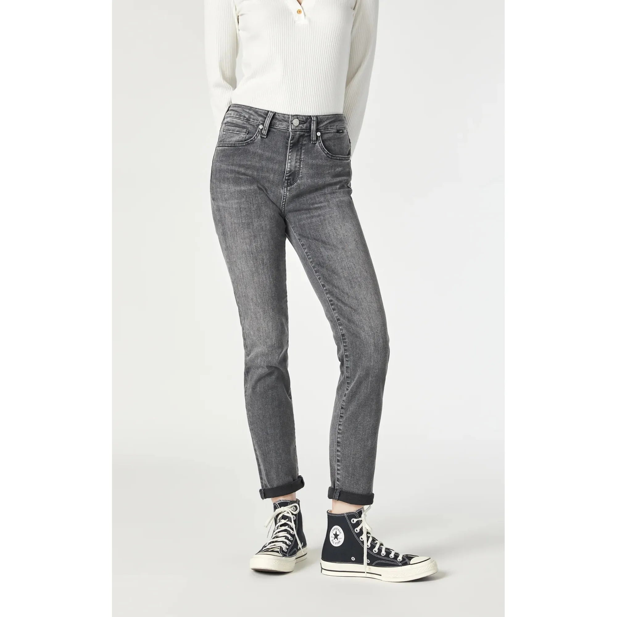 Kathleen Slim Boyfriend Jeans | Mid Rise