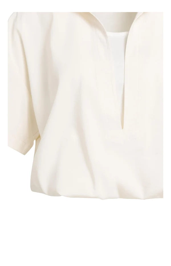 Short Sleeve Layer Balloon Top