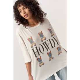 Howdy Boots Perfect BF Tee