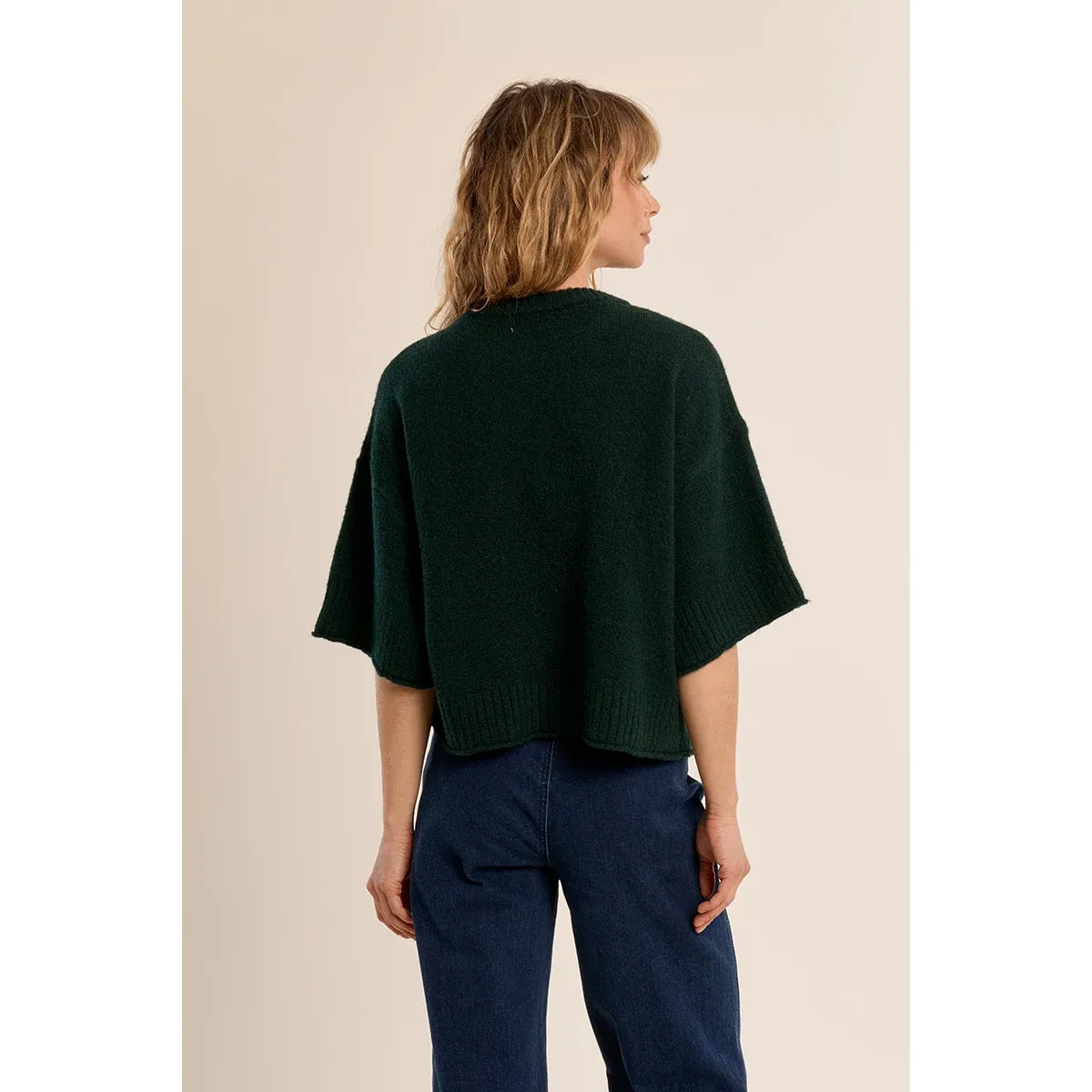 Flared Knit Sweater