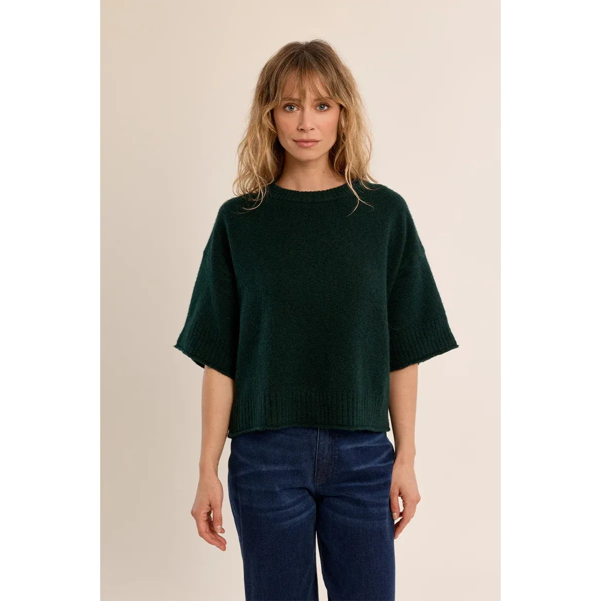 Flared Knit Sweater