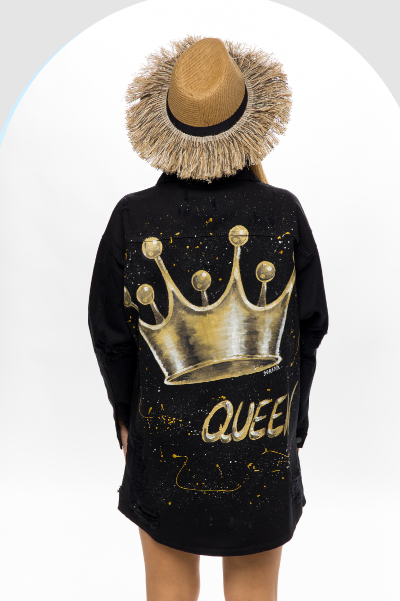 Queen Hand-Painted Jacket – Sorena