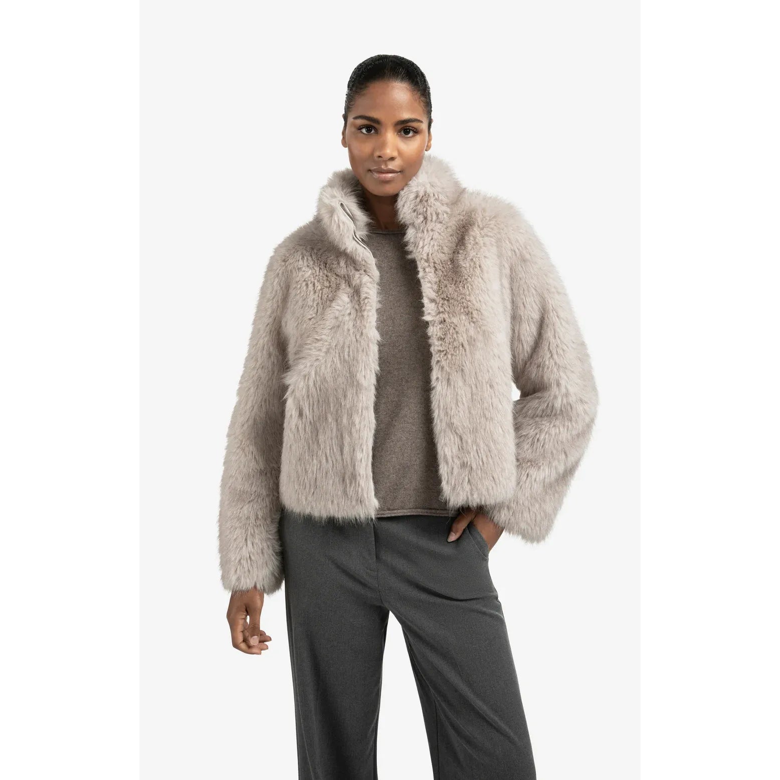 Faux Fur Jacket