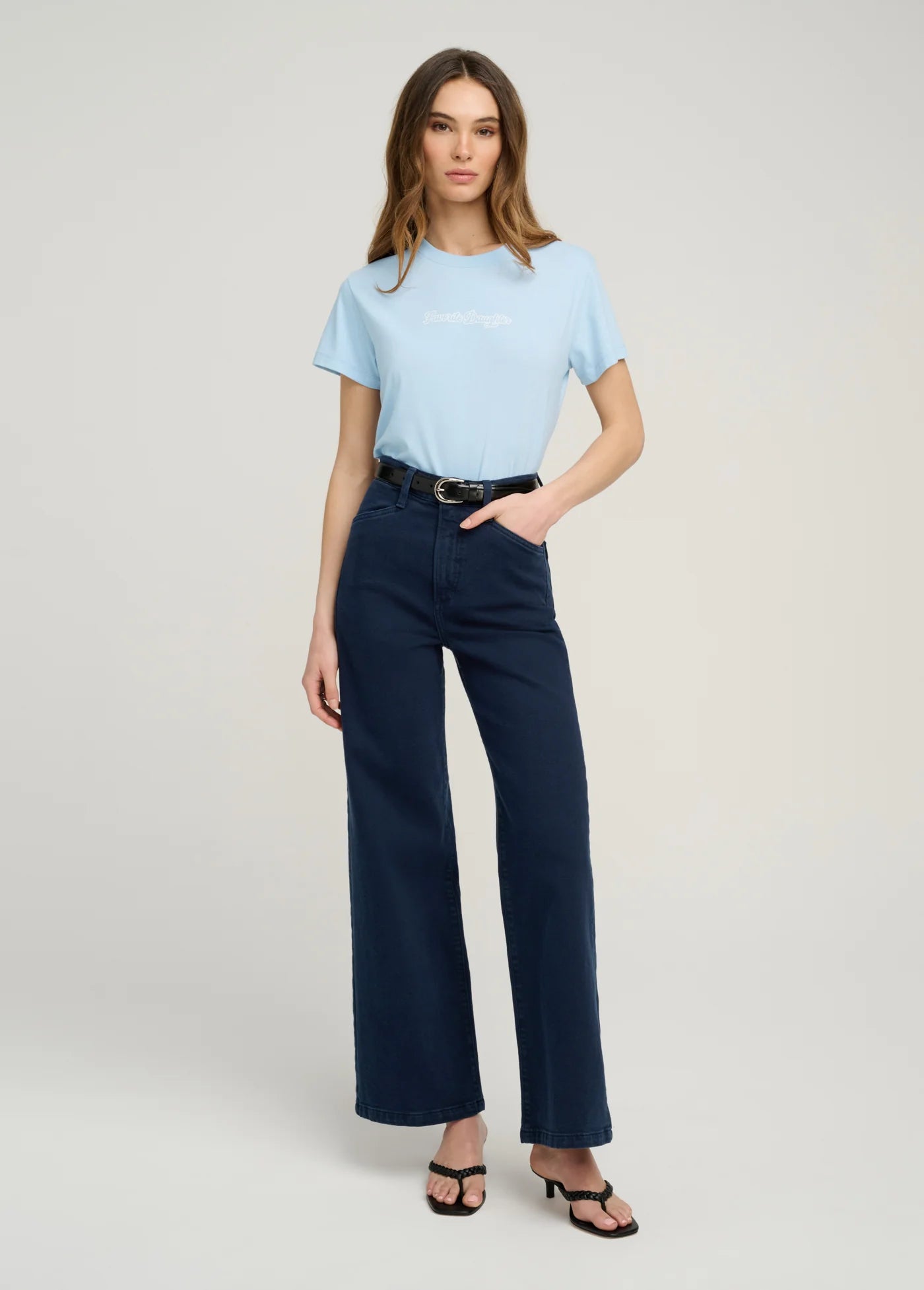 Mischa Super High Rise Wide Leg Ankle