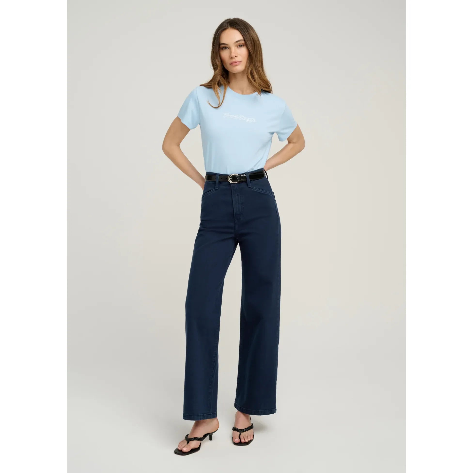 Mischa Super High Rise Wide Leg Ankle