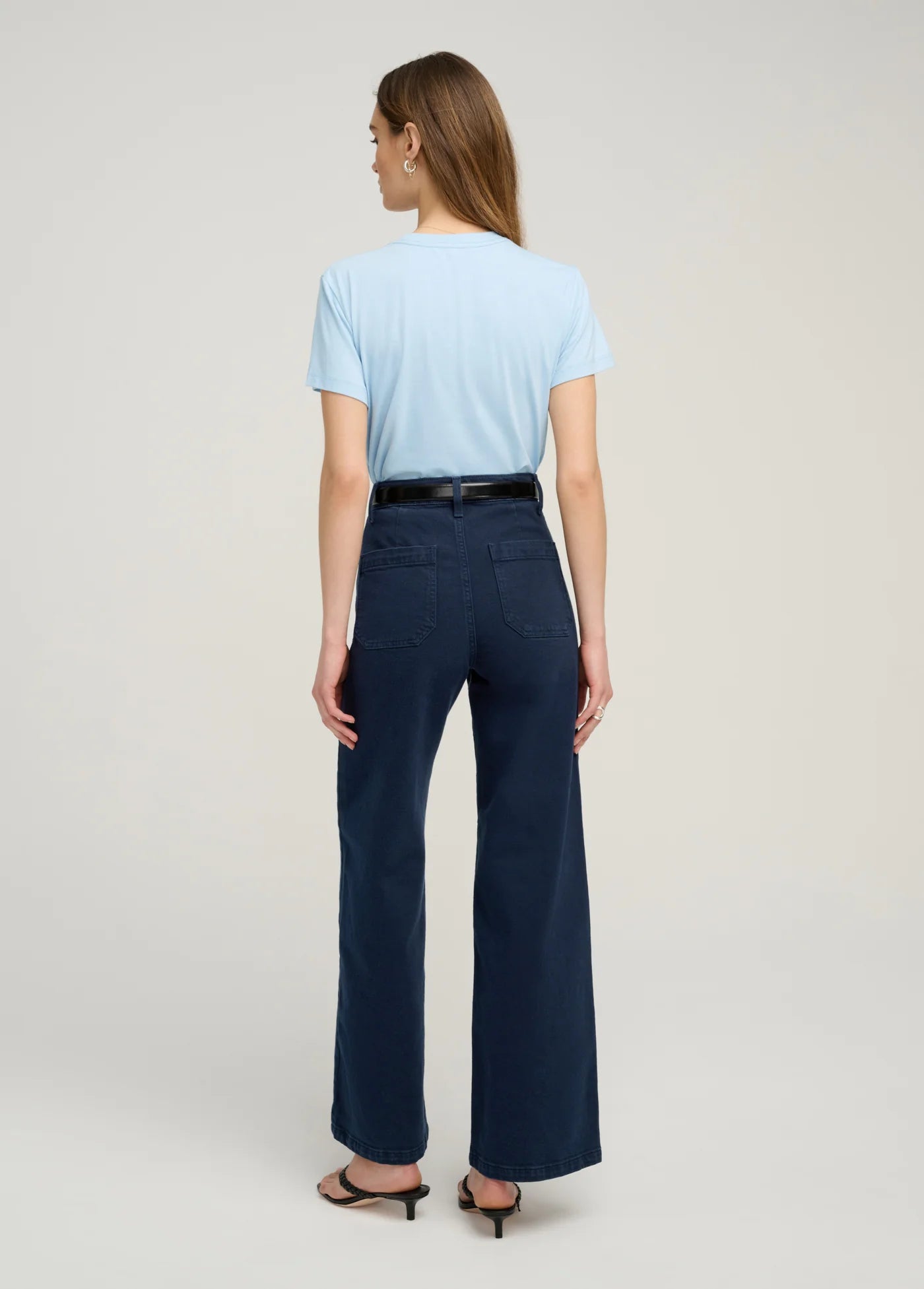 Mischa Super High Rise Wide Leg Ankle
