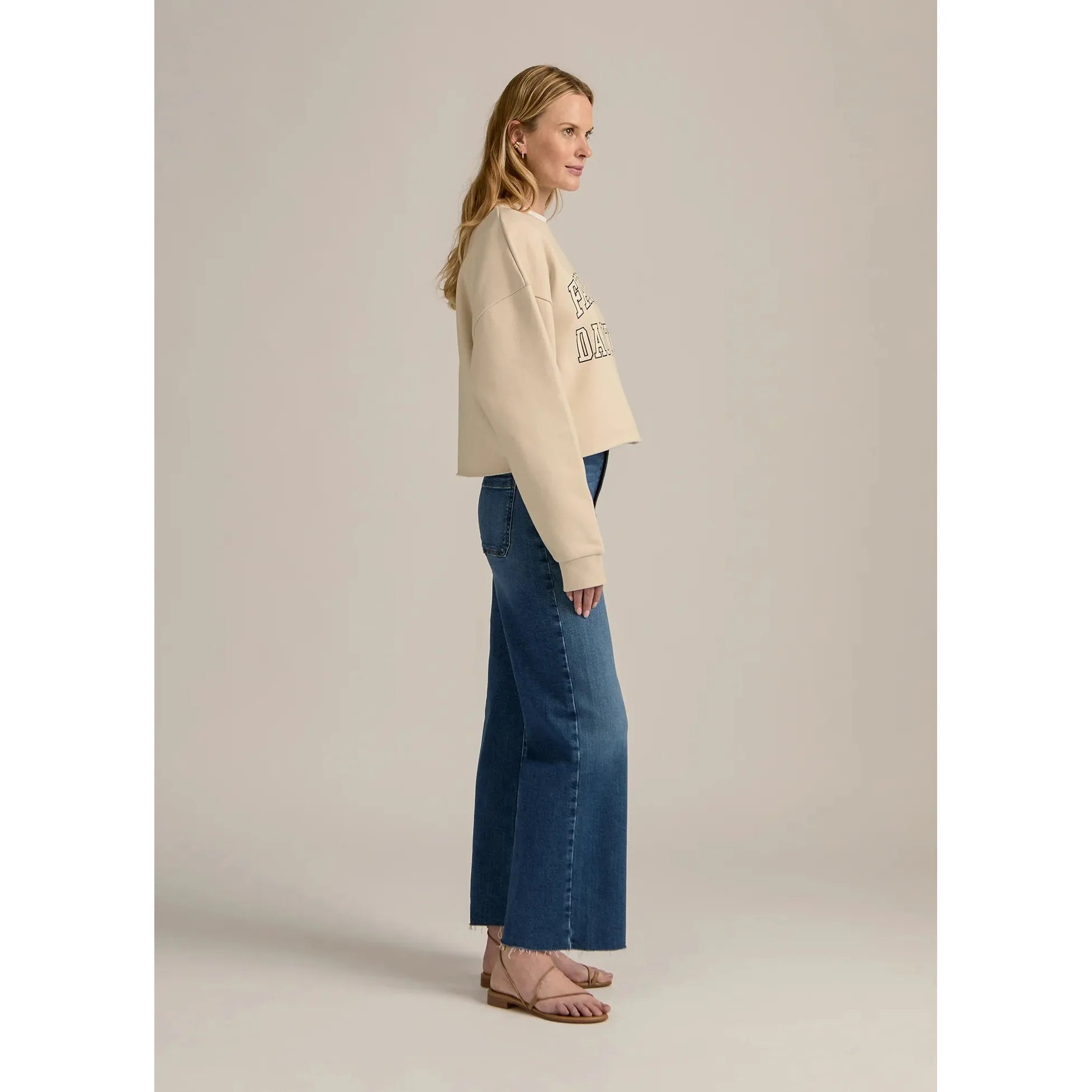 Cropped Collegiate Sweater