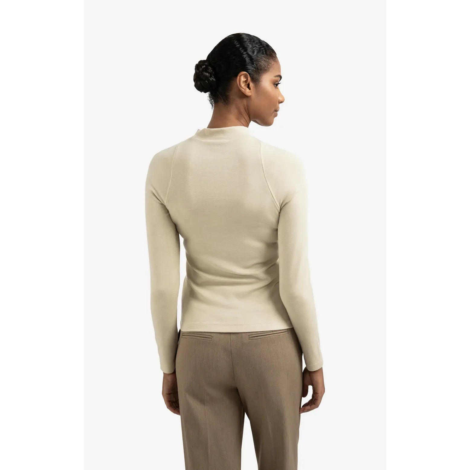 Long Sleeve Mock Neck Top