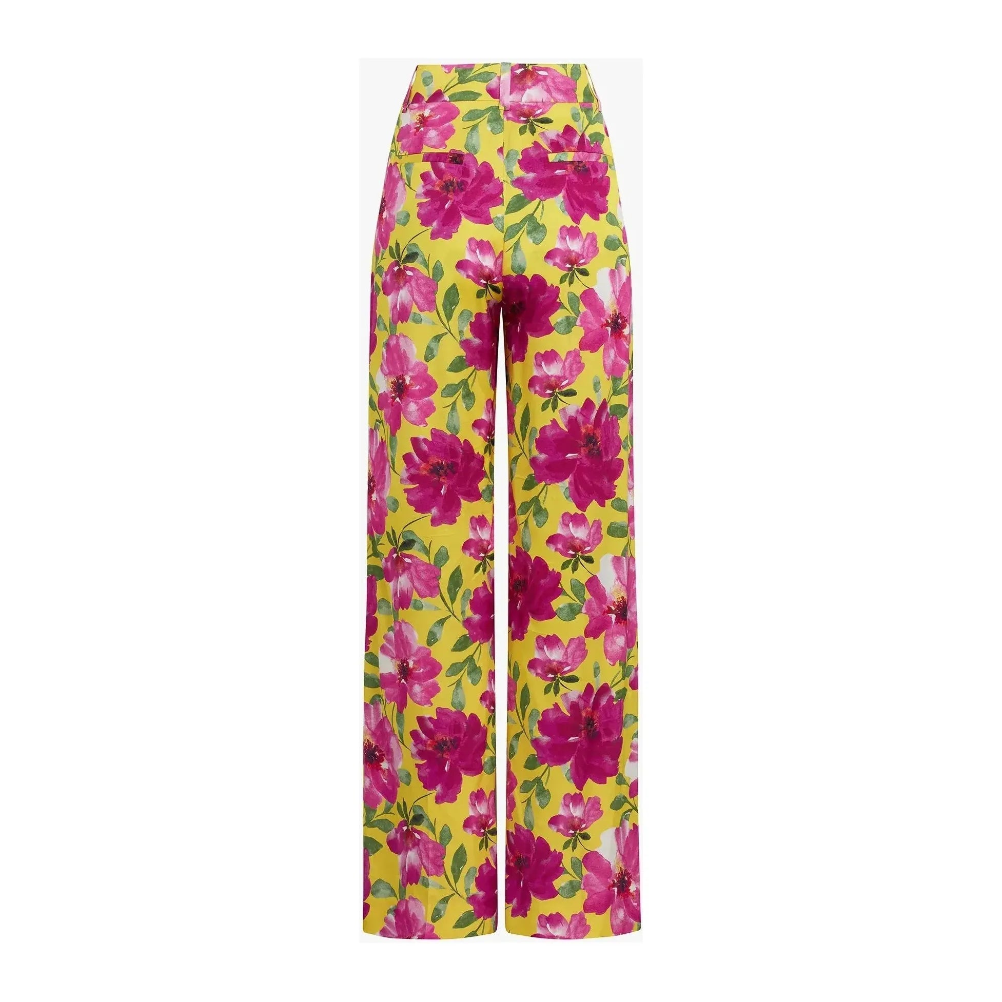 The Fiona Pant - Bold Camellia