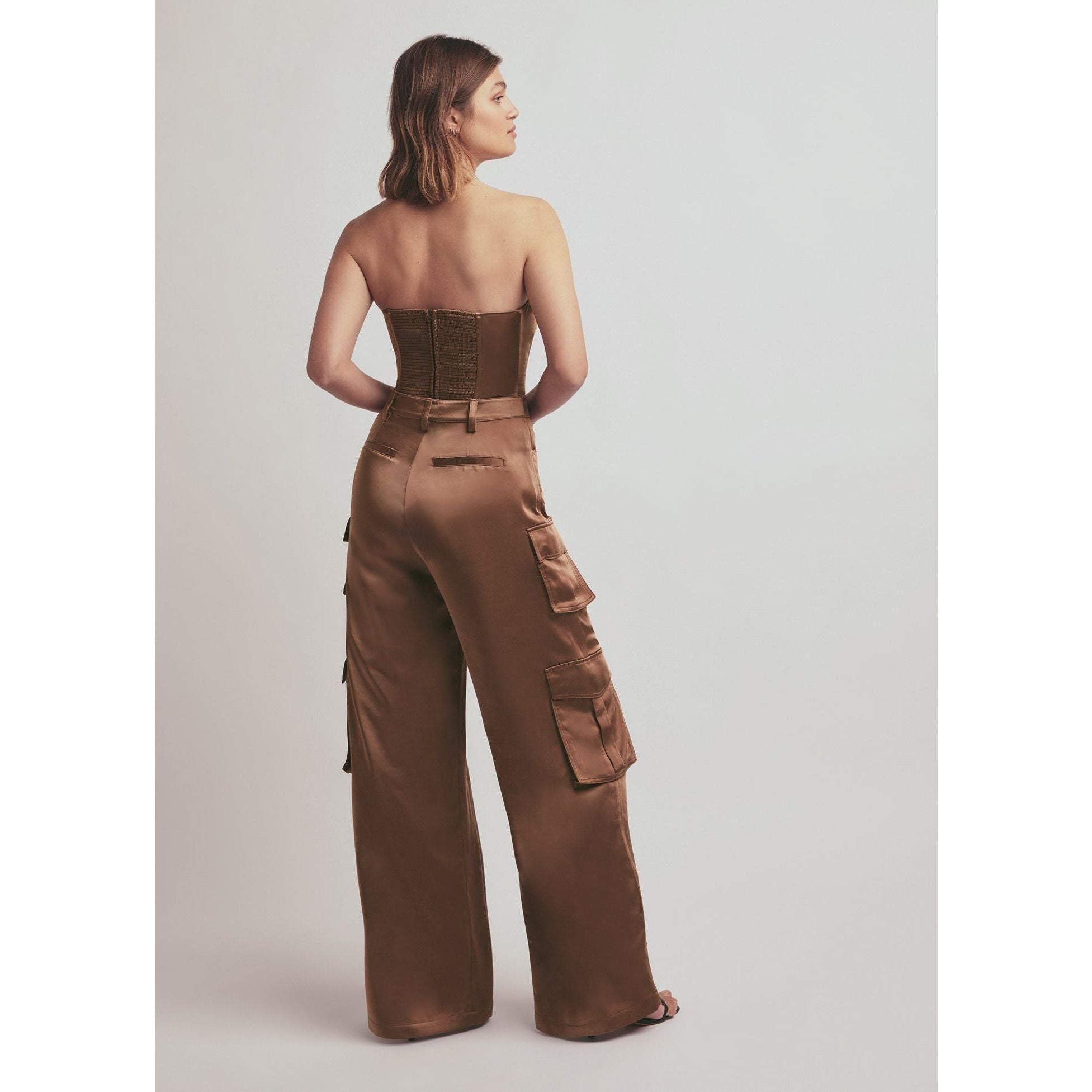 The Satin Cargo Pant