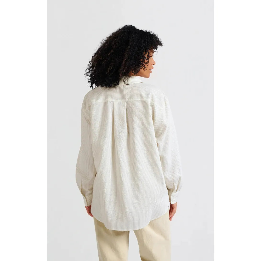 Flowy Pinstripe Shirt