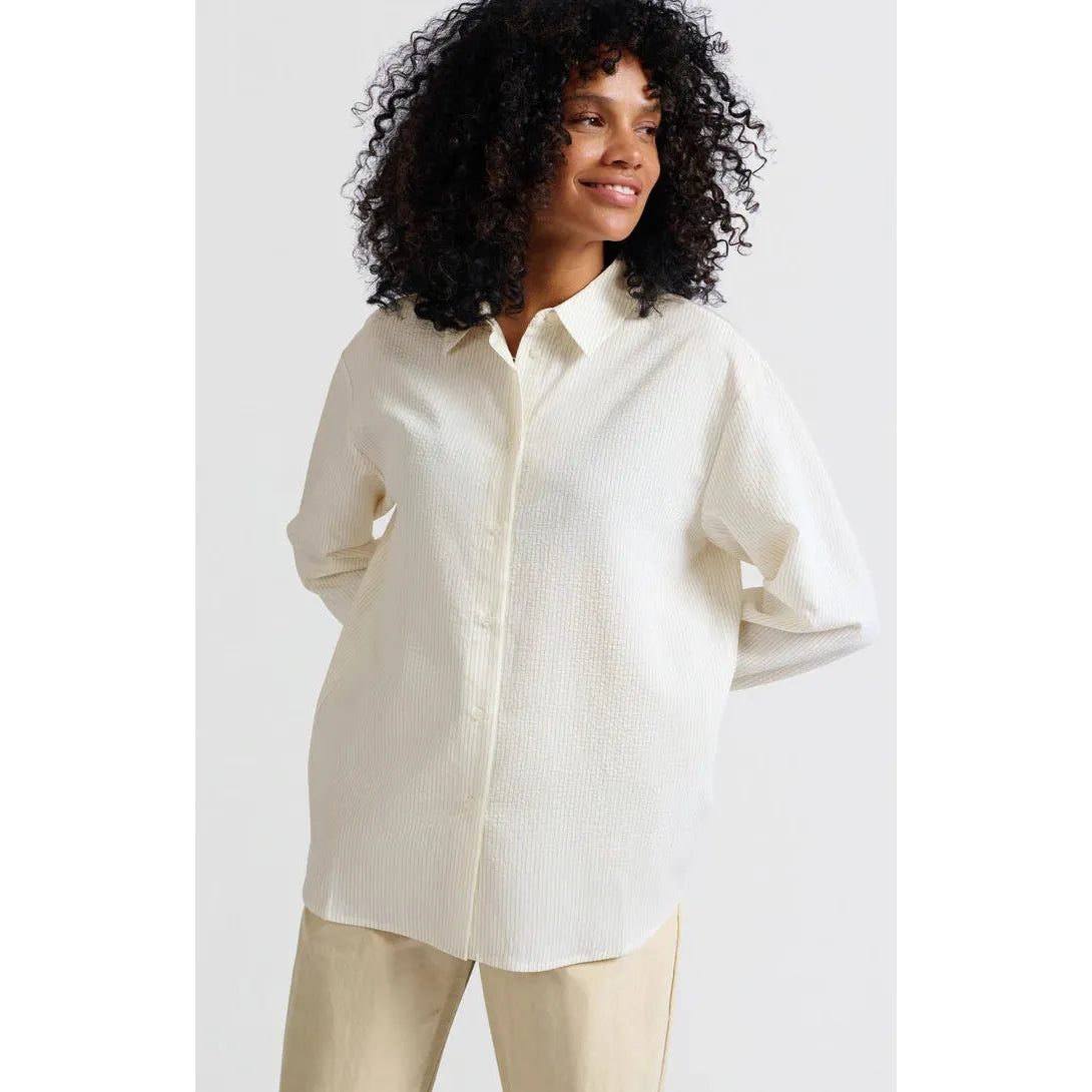 Flowy Pinstripe Shirt