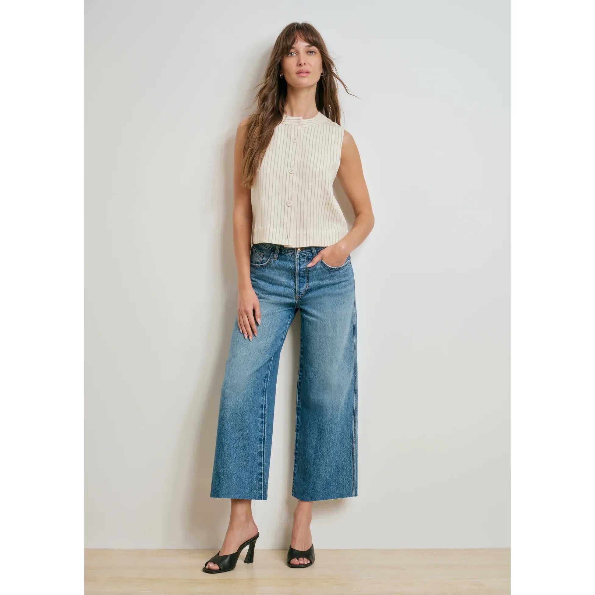 Masha Super High Wide Leg Crop