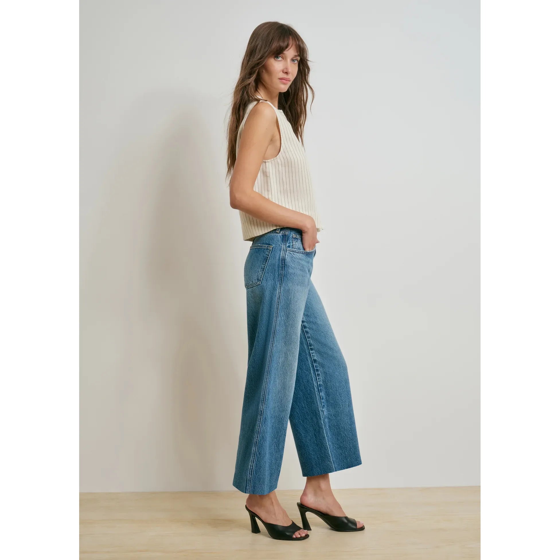 Masha Super High Wide Leg Crop