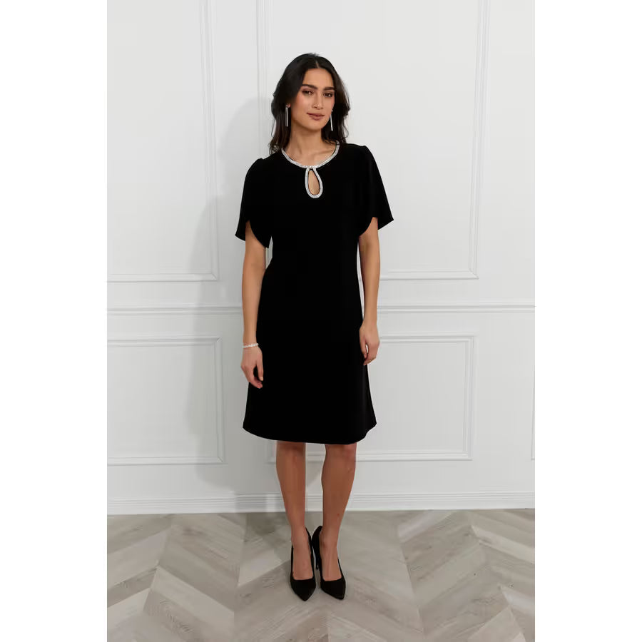 Jewel Embellished Shift Dress Style 259019