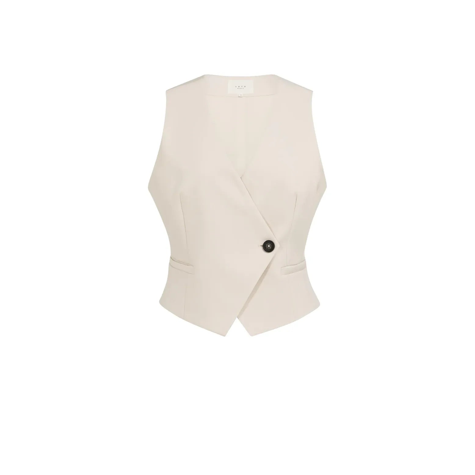 Gilet with Asymmetrical Closure