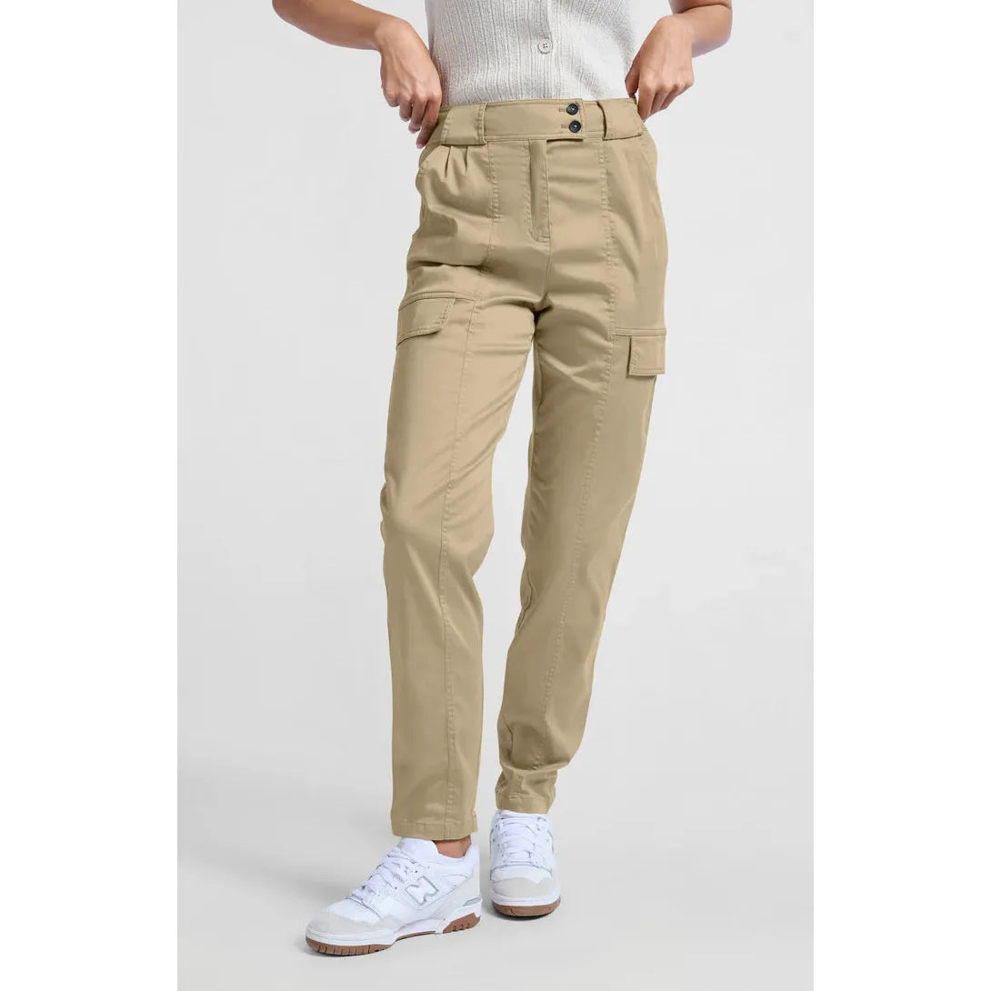 High Waist Cargo Trousers