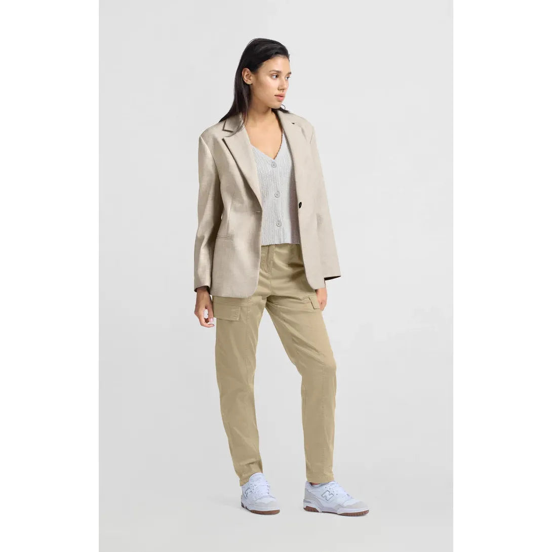 High Waist Cargo Trousers