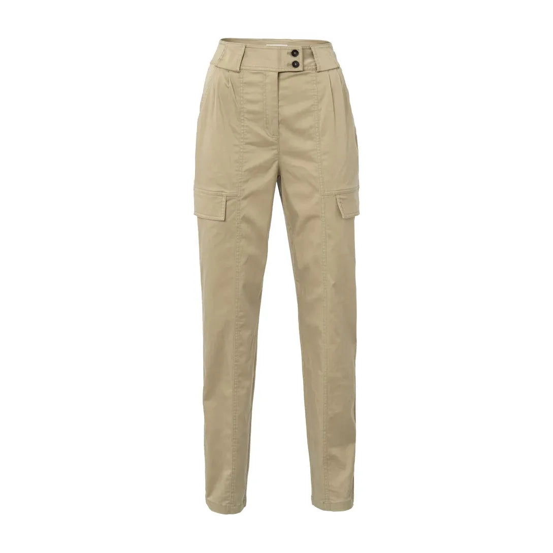 High Waist Cargo Trousers