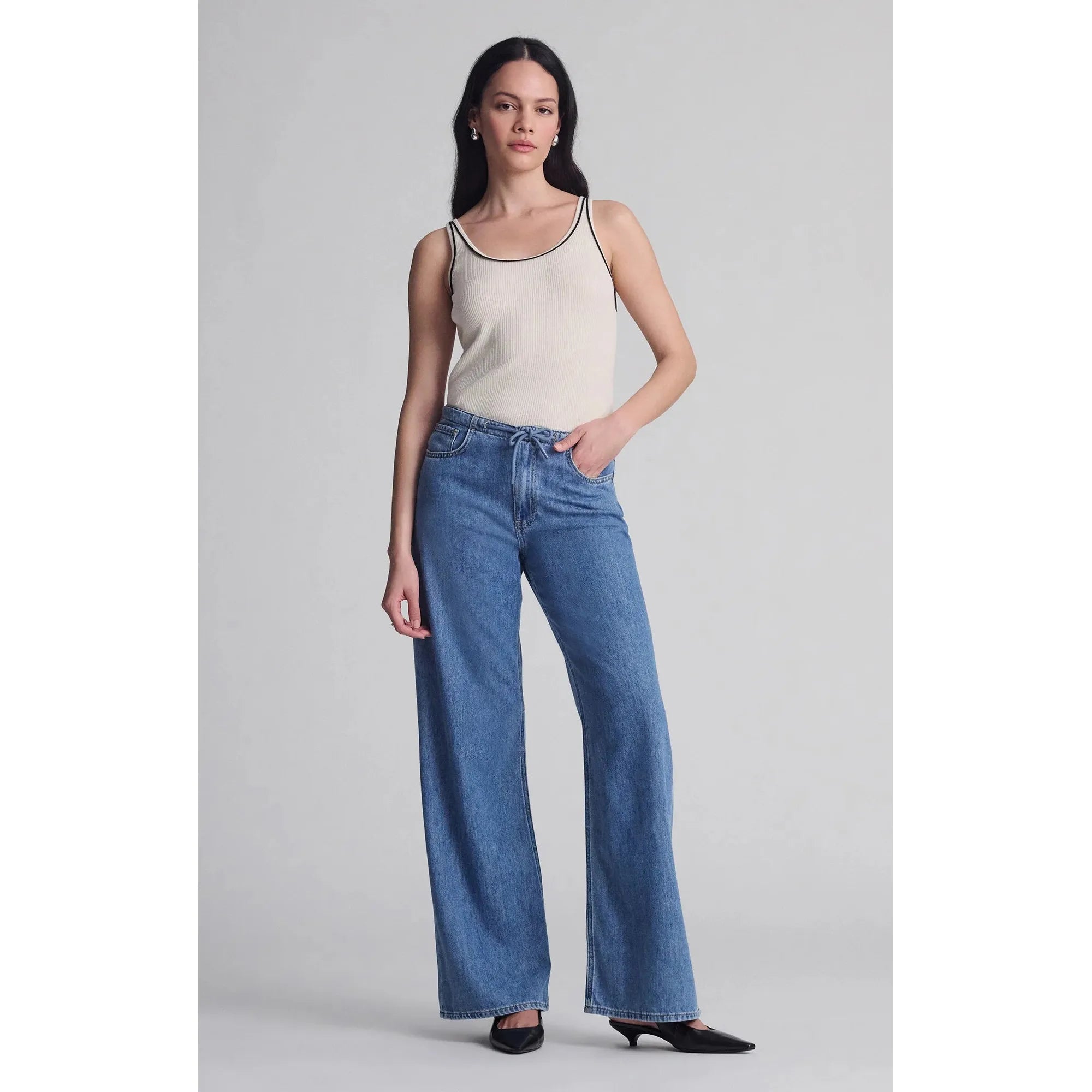Merly Wide Leg Jeans | Low Rise