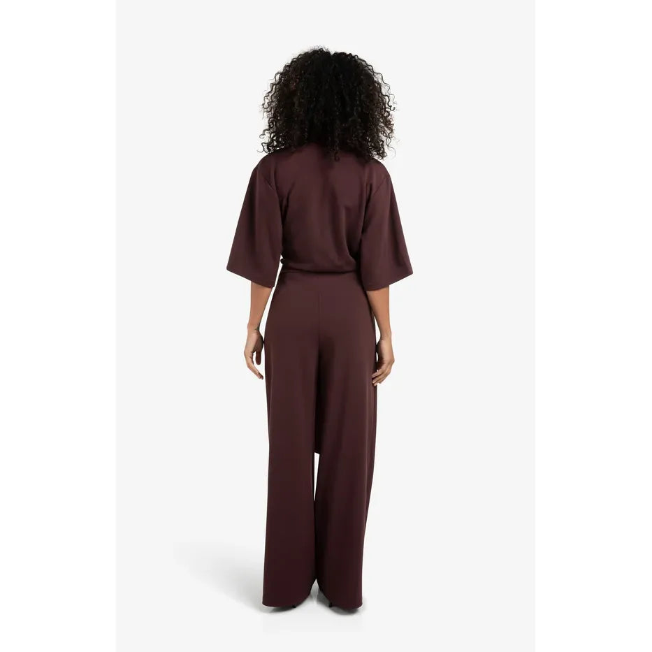 Short Sleeve Jersey Jumpsuit