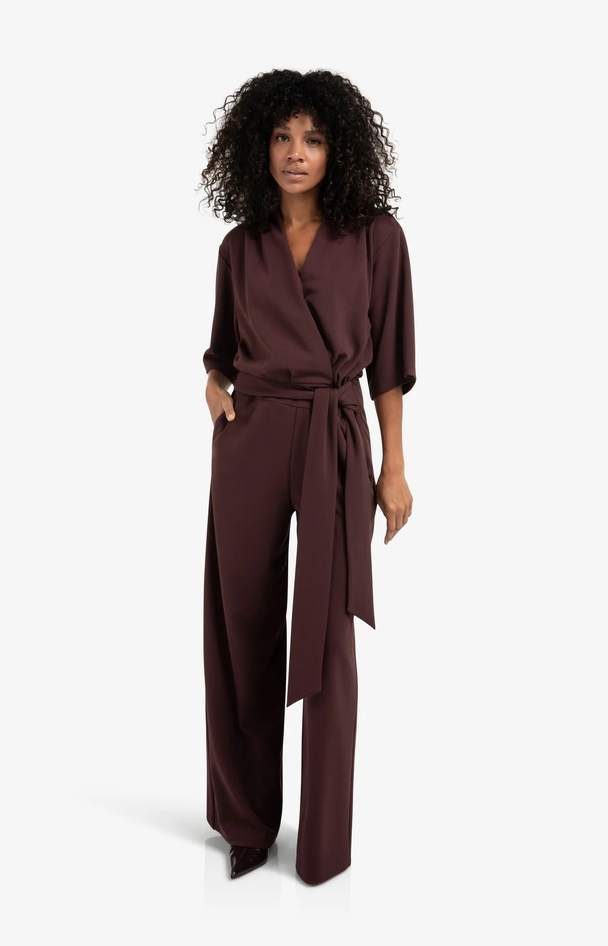 Short Sleeve Jersey Jumpsuit