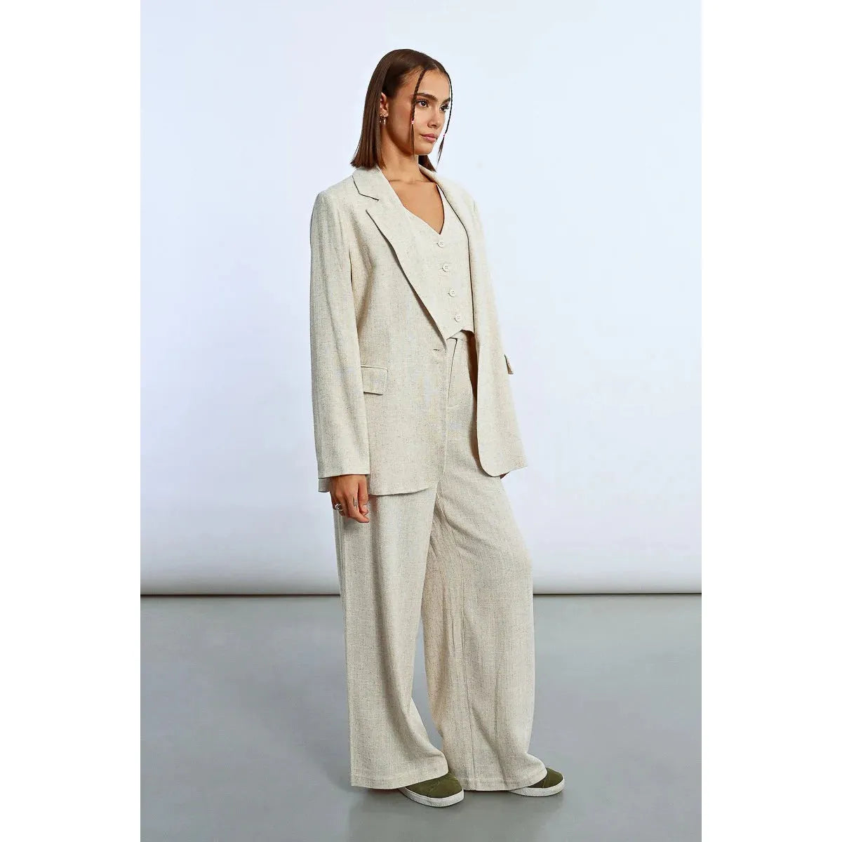 Linen Inspired Blazer