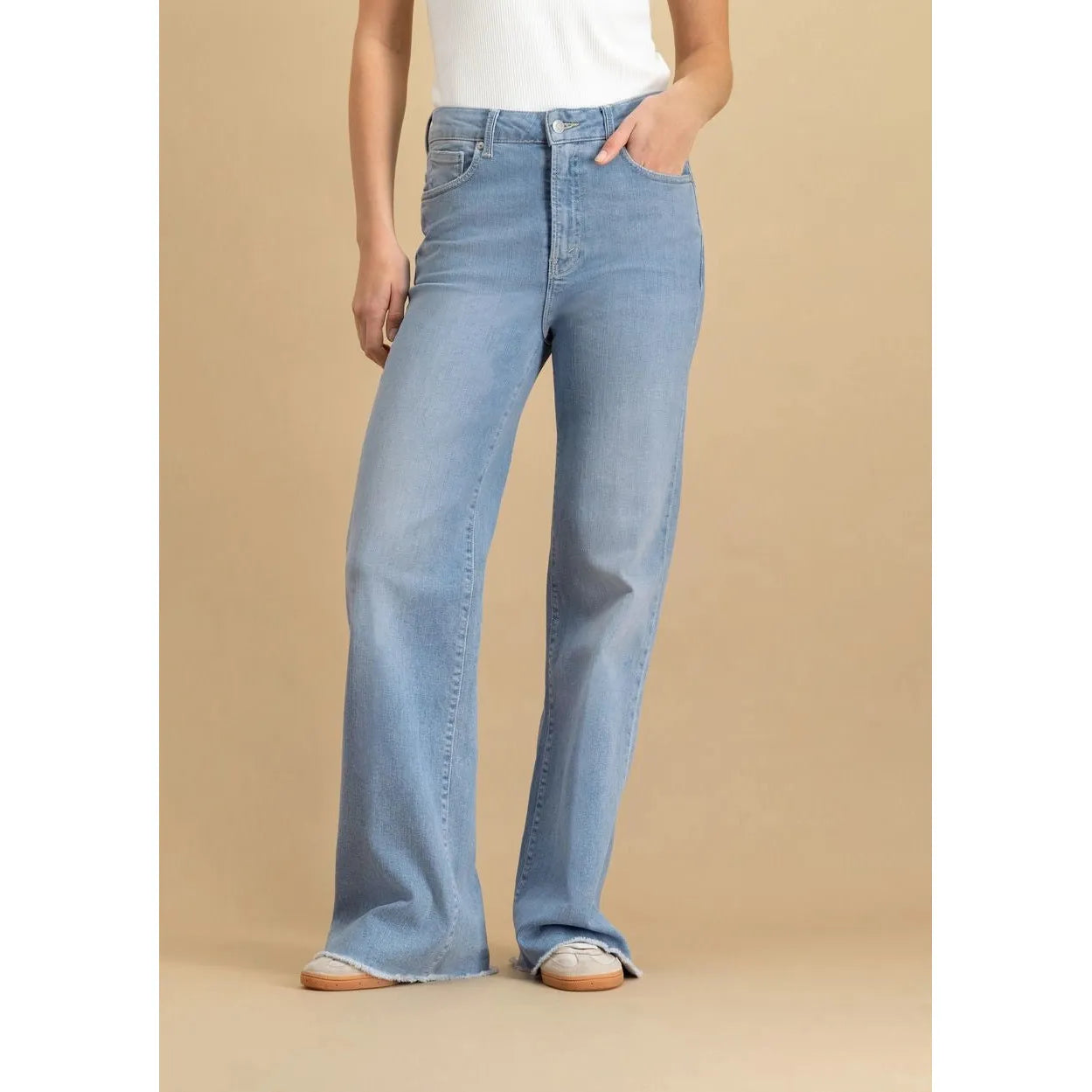 Marlow High Rise Wide Leg Denim Jeans