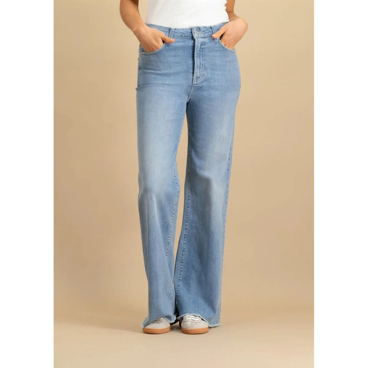 Marlow High Rise Wide Leg Denim Jeans