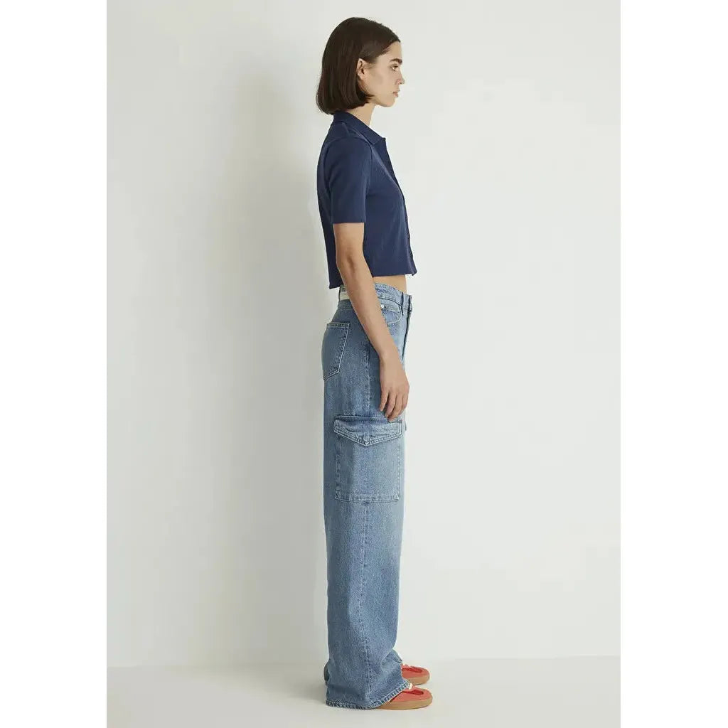 Carina Cargo Jeans | Mid Rise | Relaxed Fit