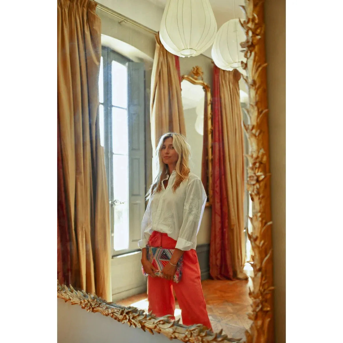 Oversized Embroidered Shirt