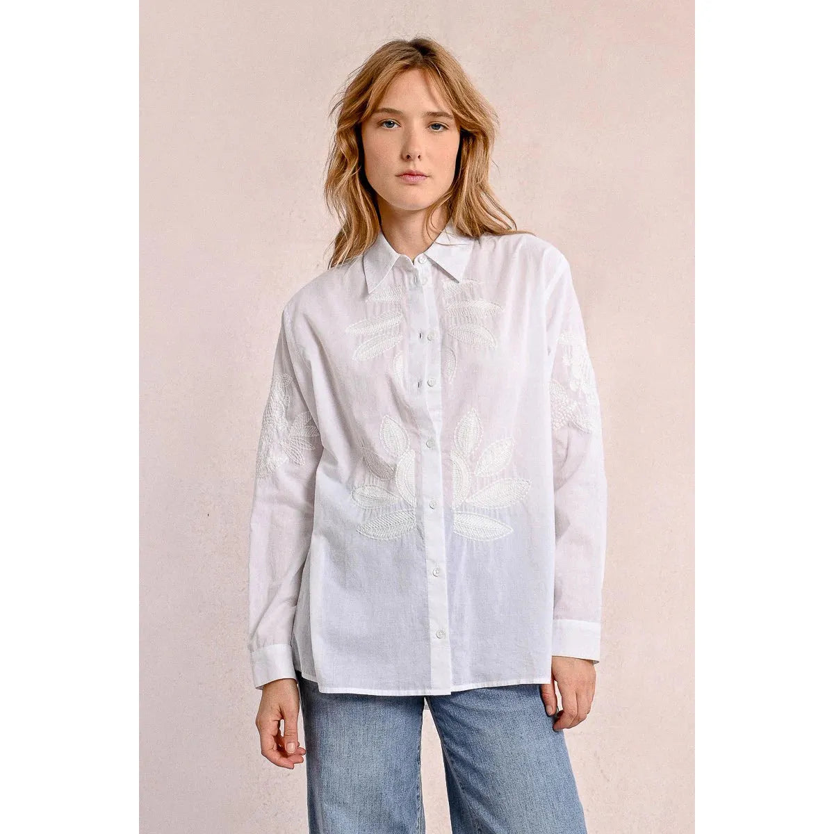 Oversized Embroidered Shirt