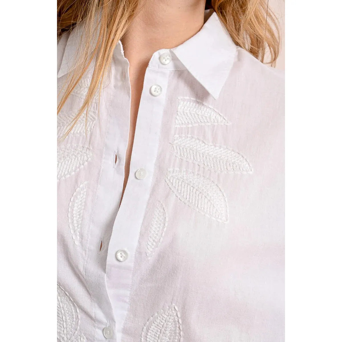 Oversized Embroidered Shirt