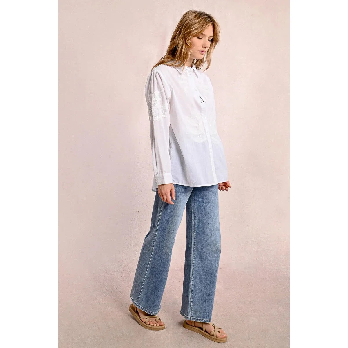 Oversized Embroidered Shirt