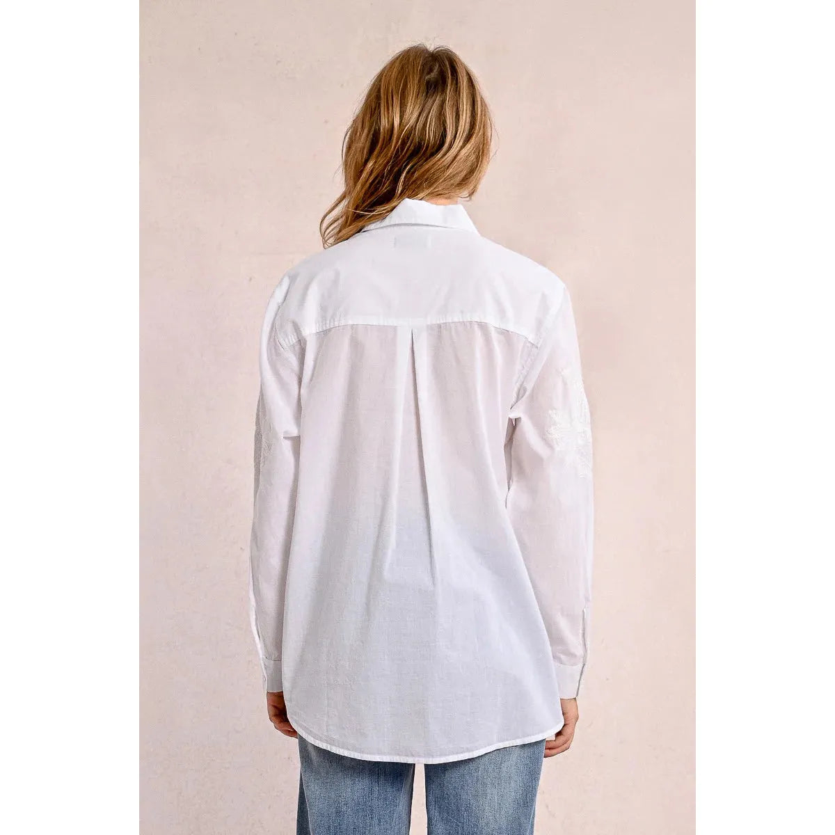 Oversized Embroidered Shirt