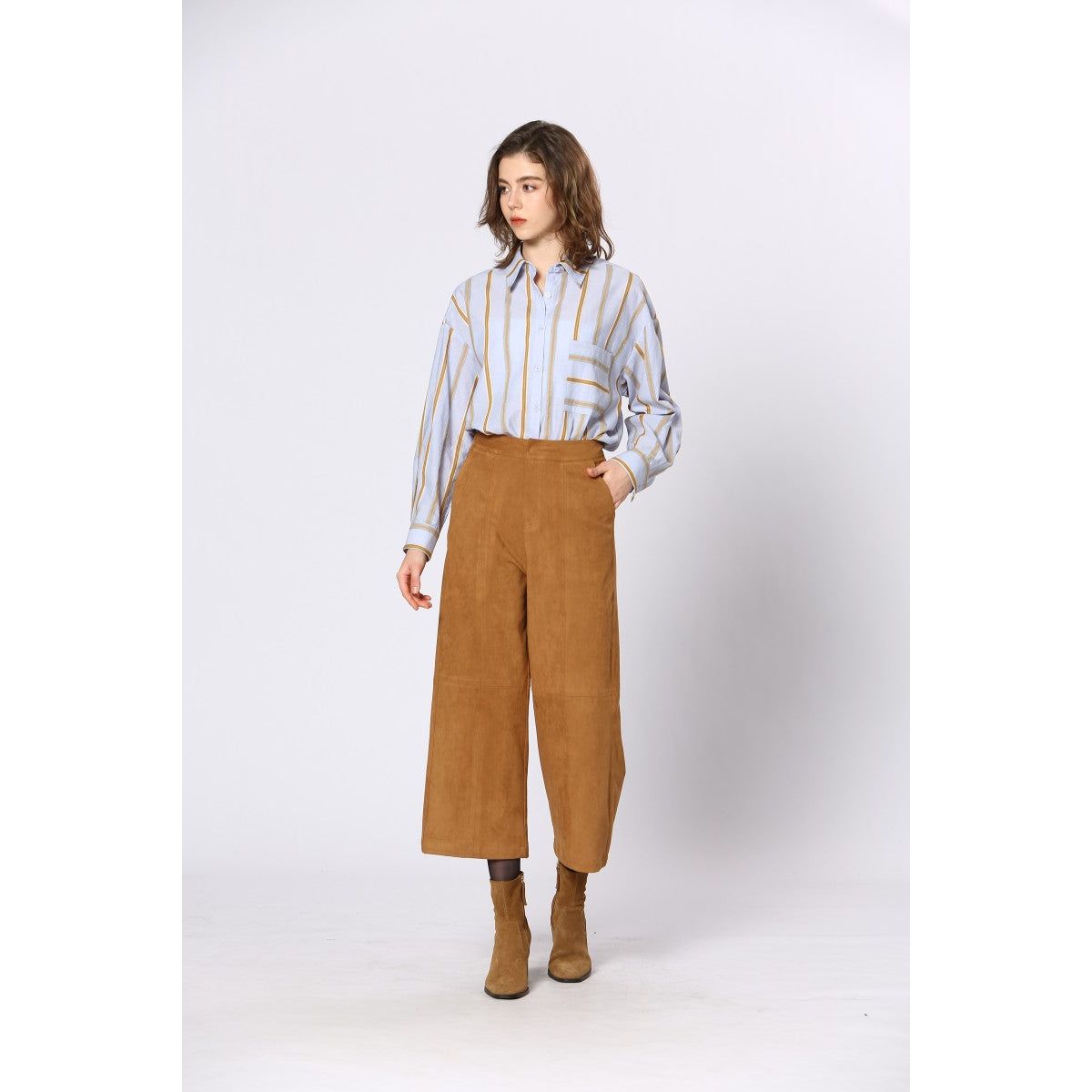 Chic Wide-Leg Pants – Camel