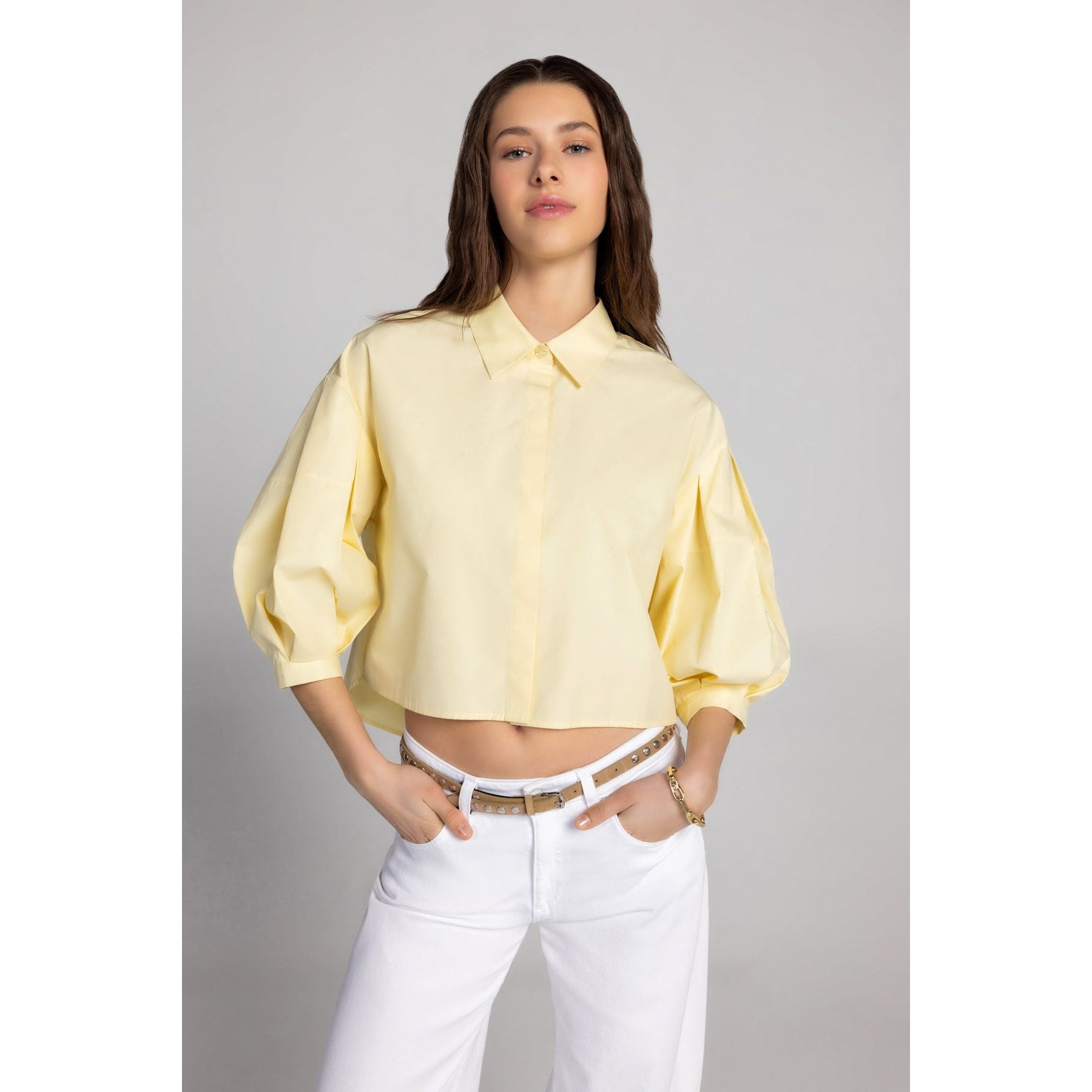 Simple Puff Sleeve Blouse – Timeless Honey