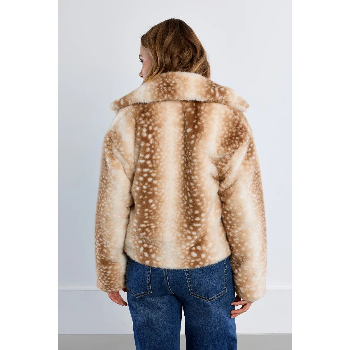 Fawn Faux Fur Jacket