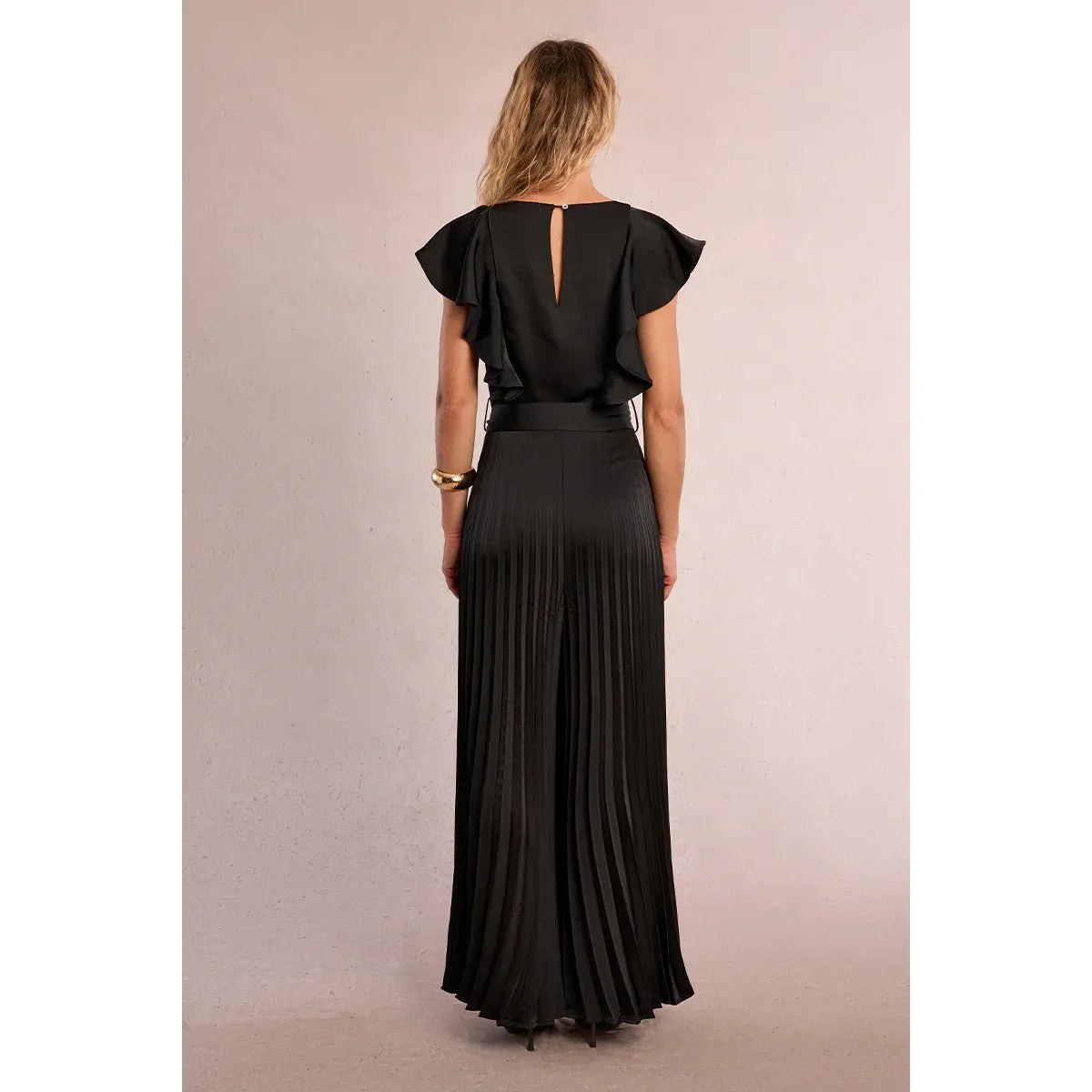 Midnight Muse Pleated Jumpsuit