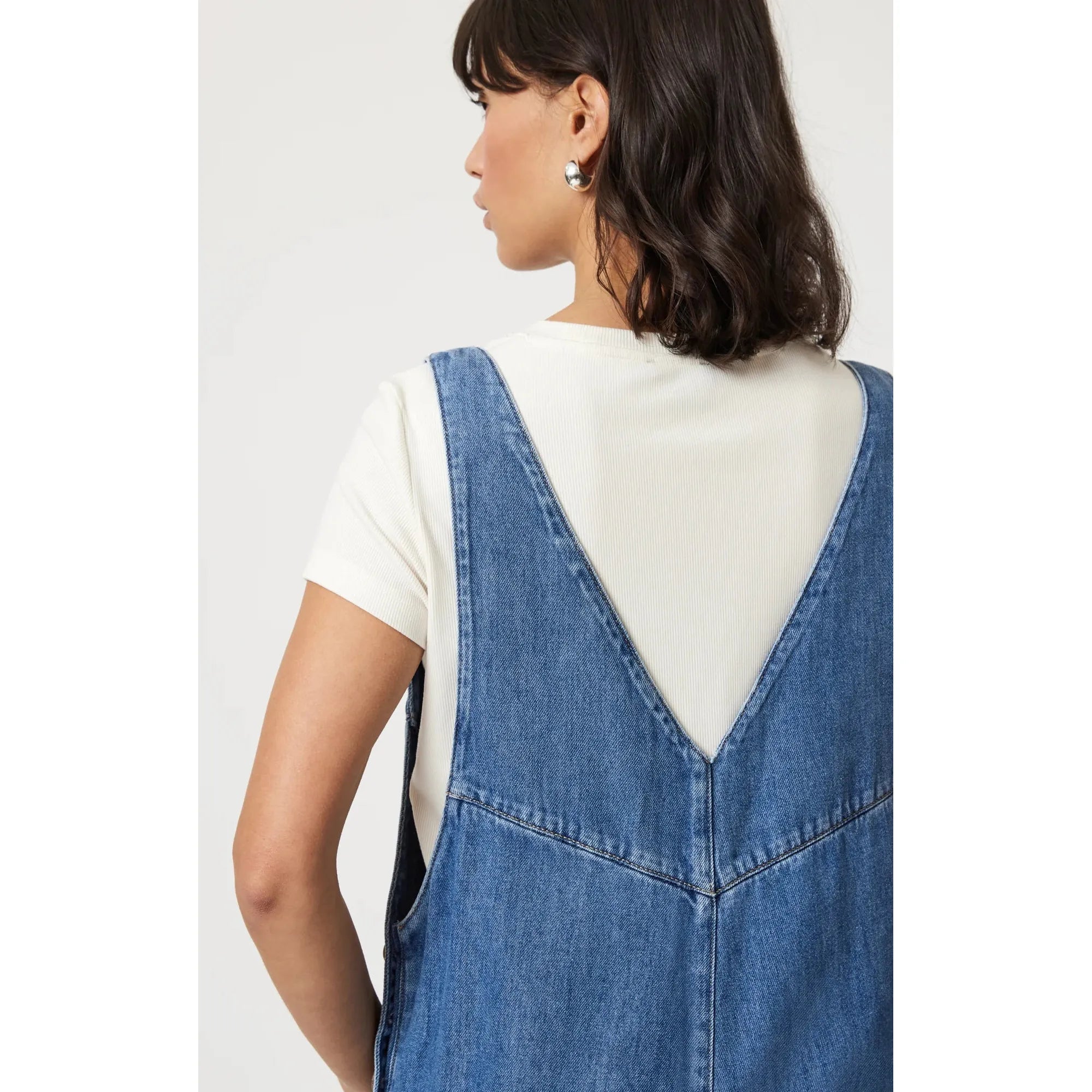 Myra Denim Romper