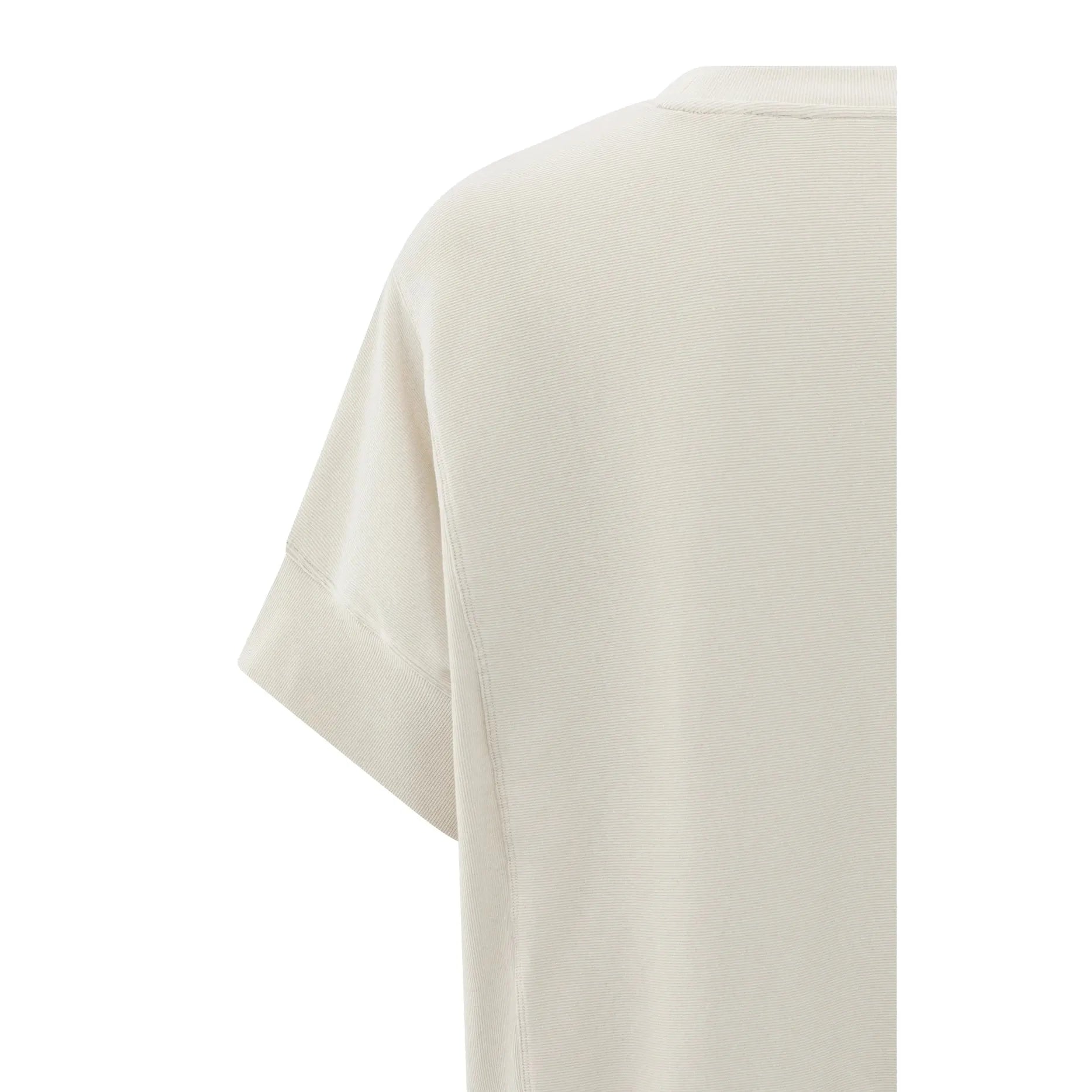 Short Sleeve Ribbed Jersey Top