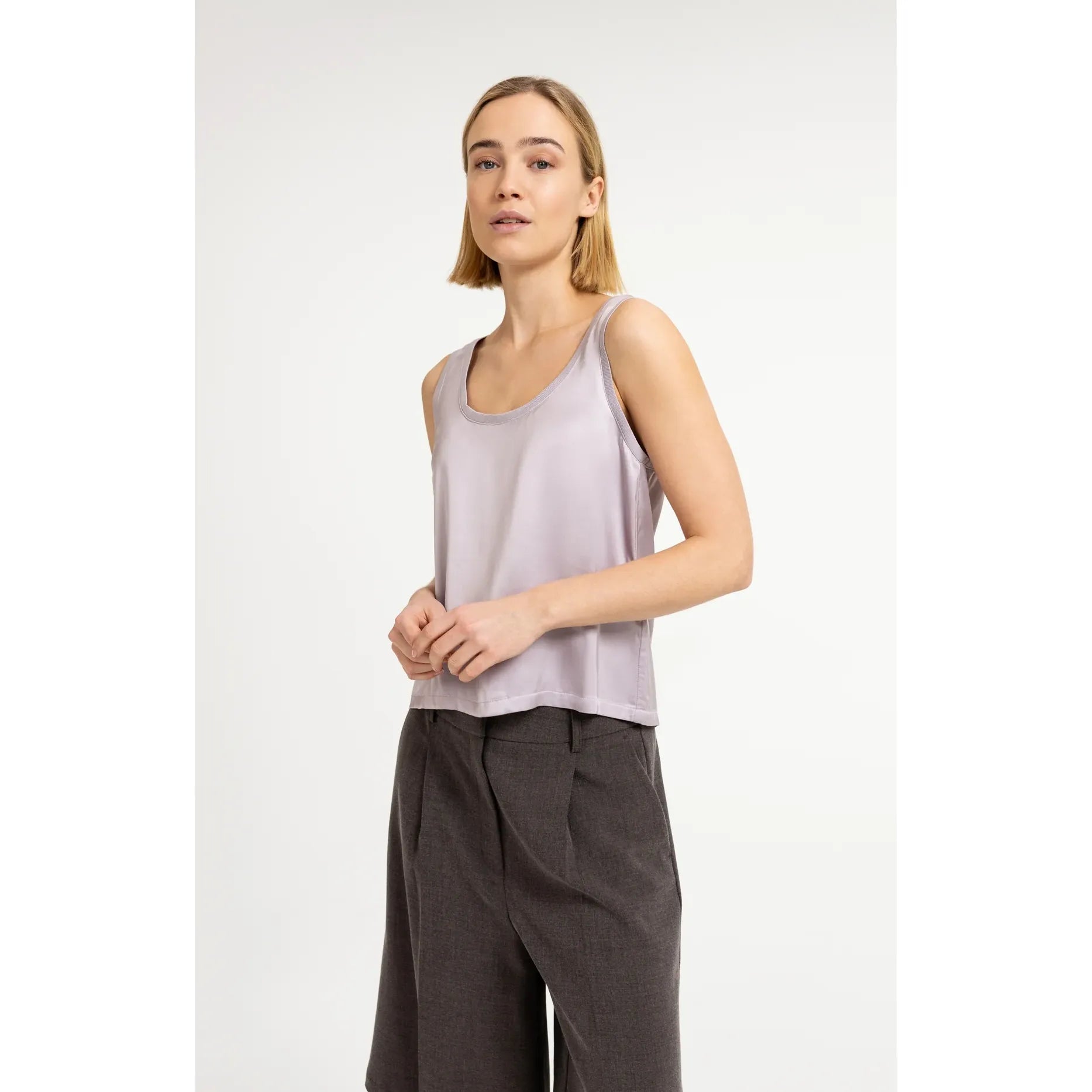 Iris Satin Tank