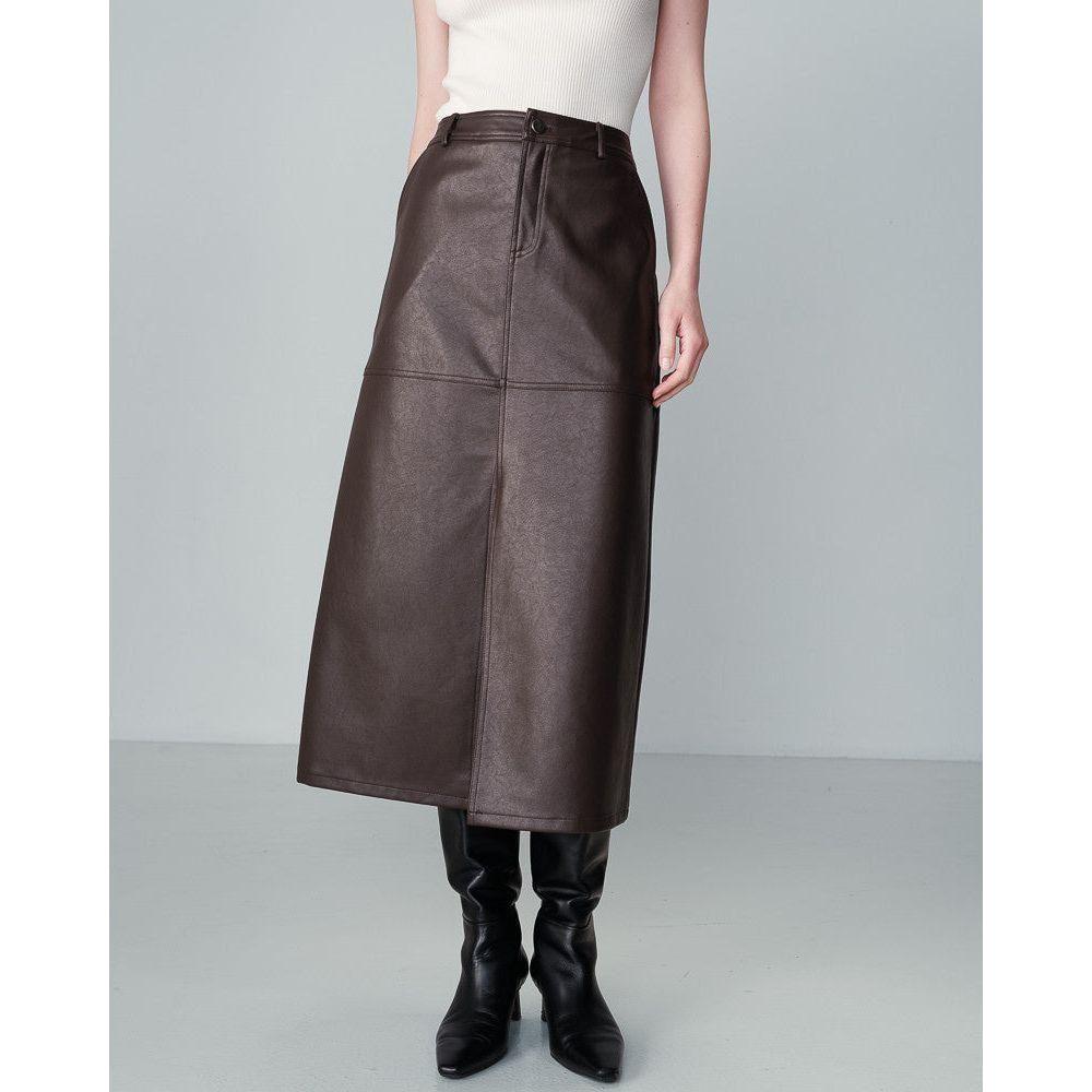 Nory Faux Leather Skirt