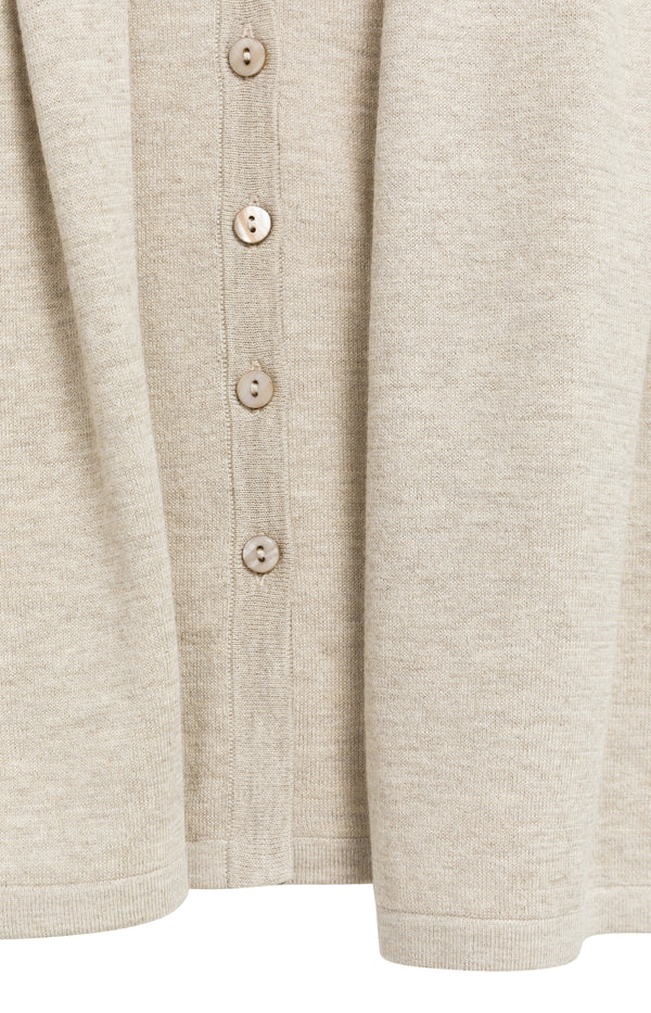 Double Layer Button Sleeveless Cardigan