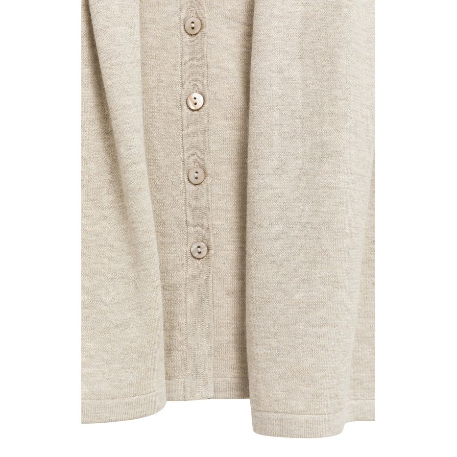 Double Layer Button Sleeveless Cardigan