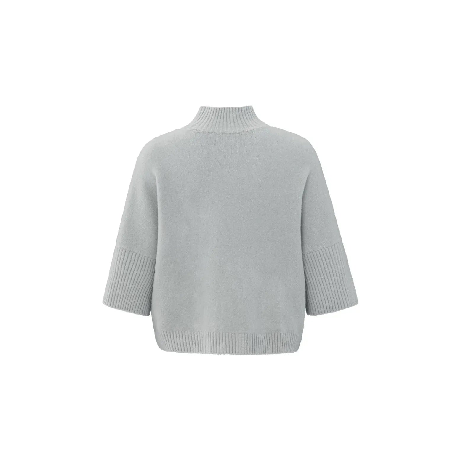 Modern Ribbed High-Neck Sweater