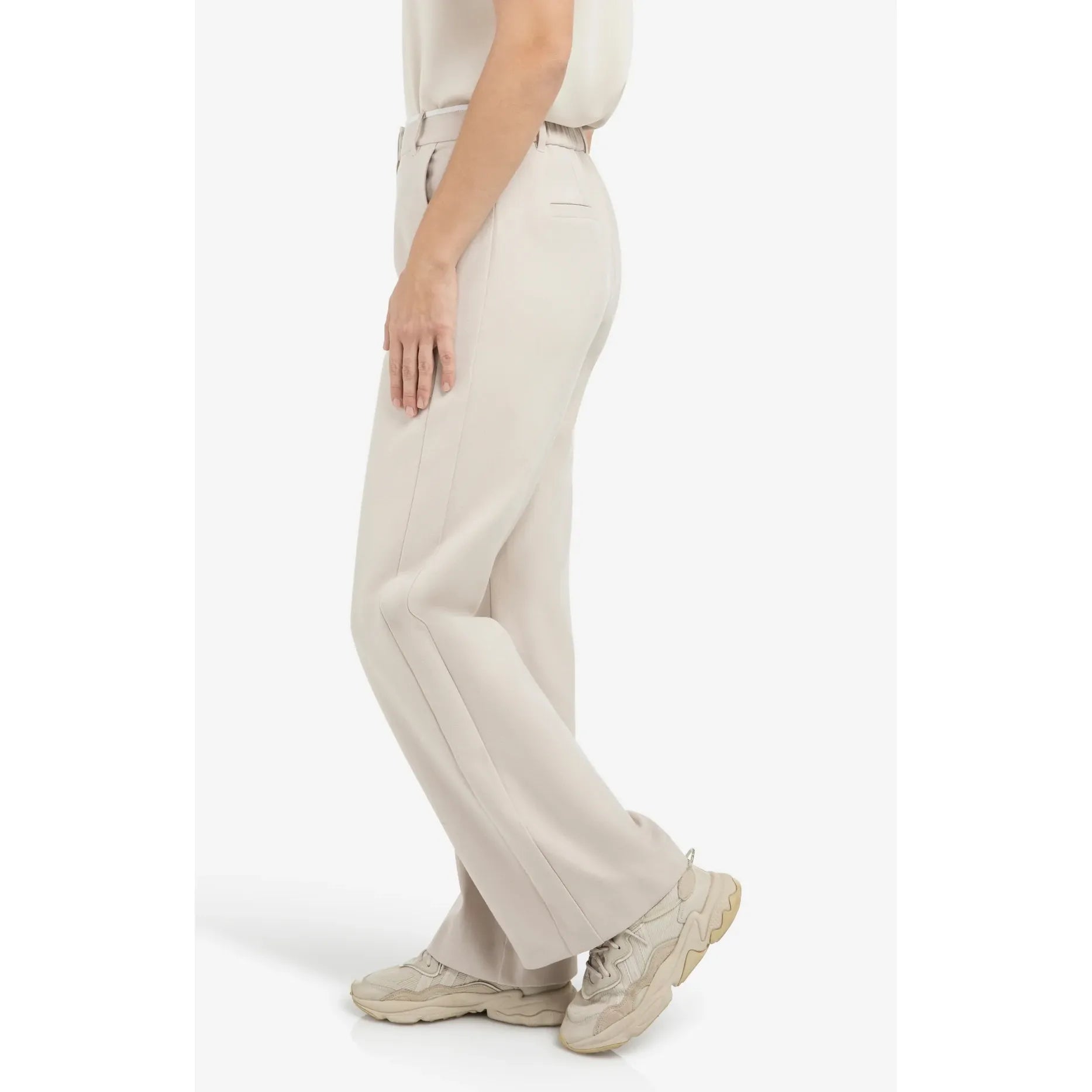 Soft Woven Wide Leg Trousers