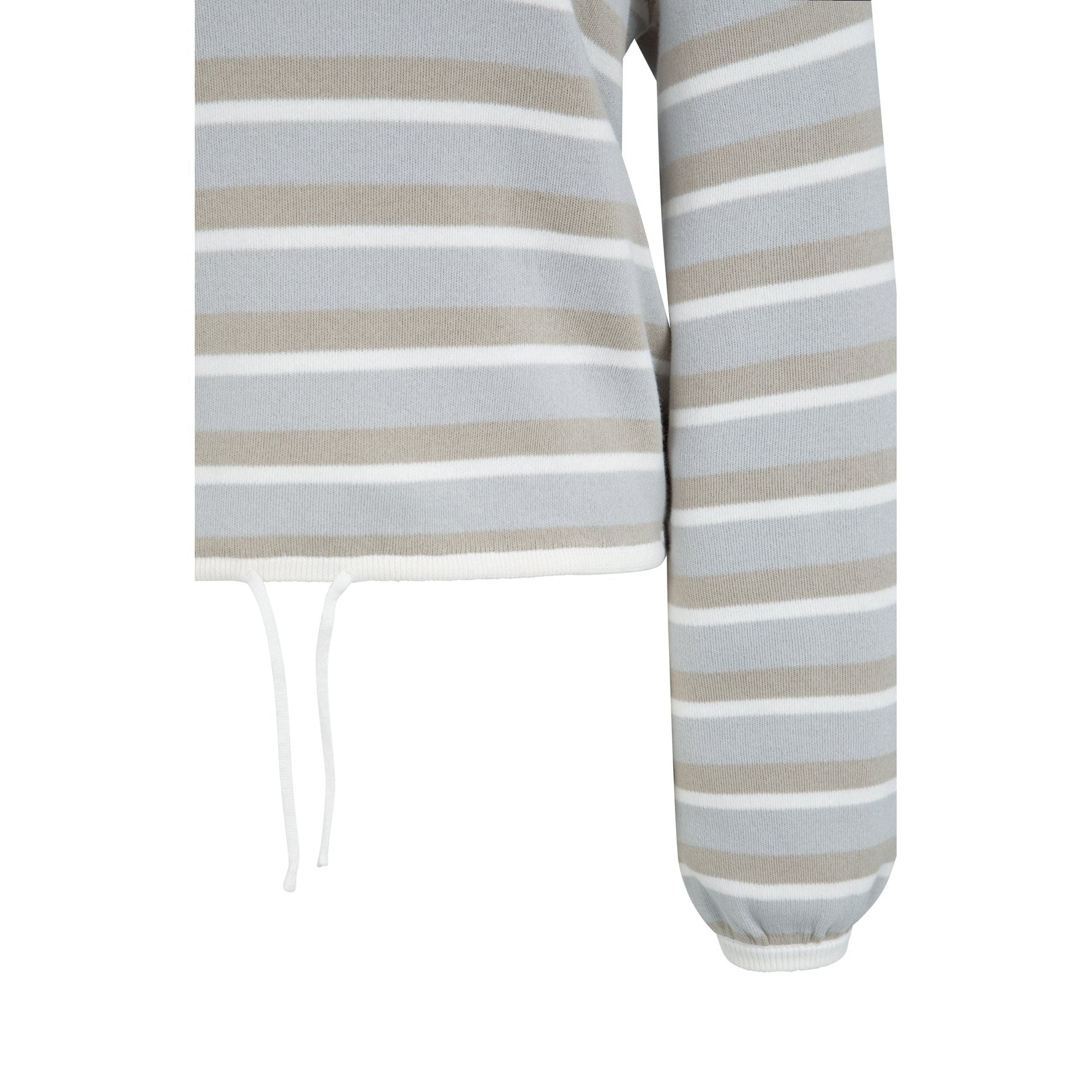 Striped Drawstring Sweater