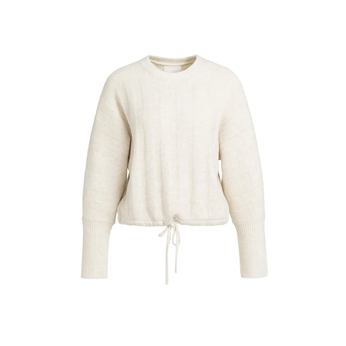Batwing Sleeve Drawcord Sweater